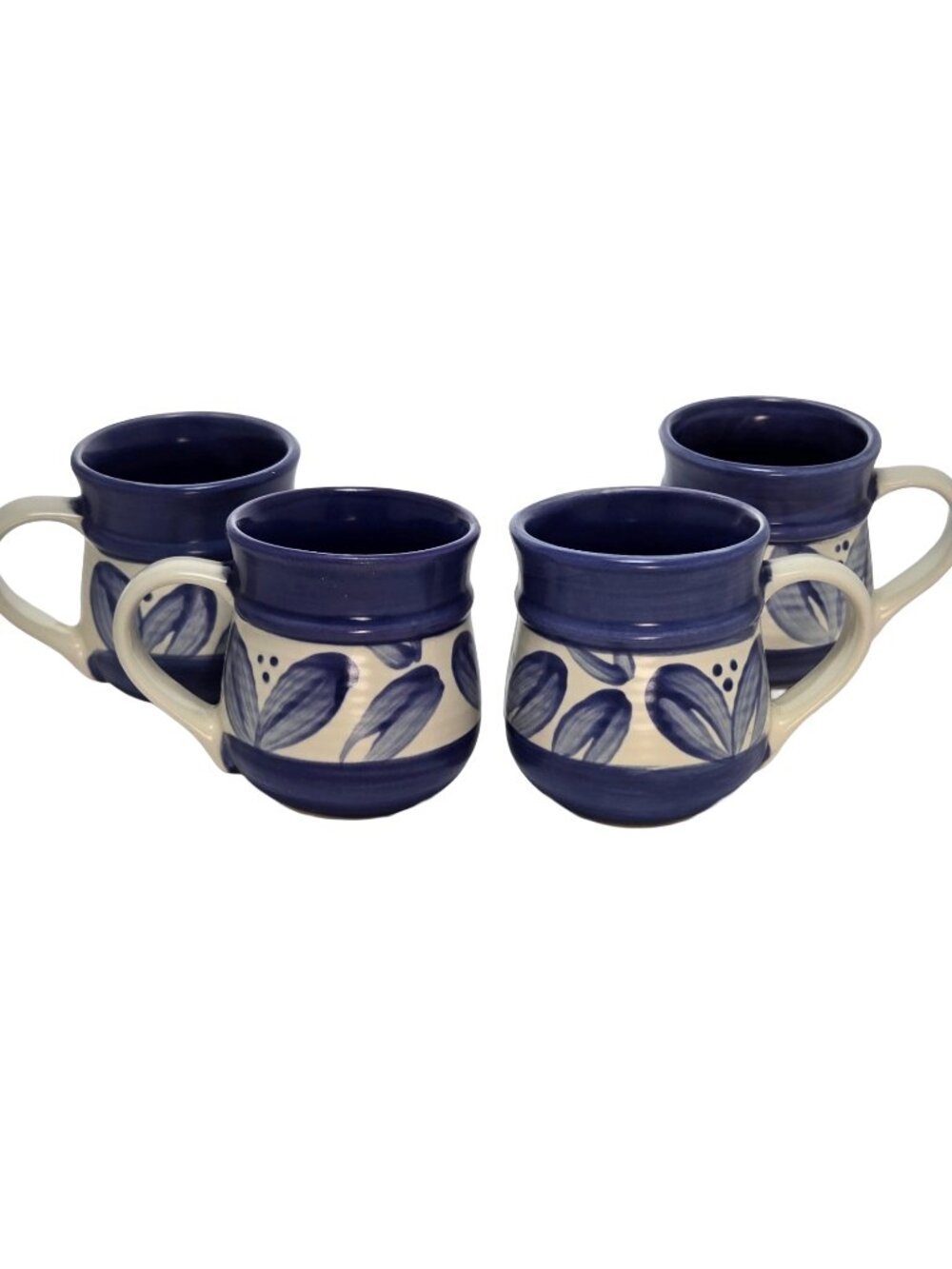 4 Pfaltzgraff Villa Flora Mugs